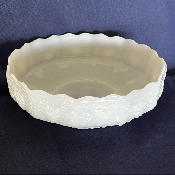 Vintage Footed Milk Glass Bowl - Picture 6 of 11